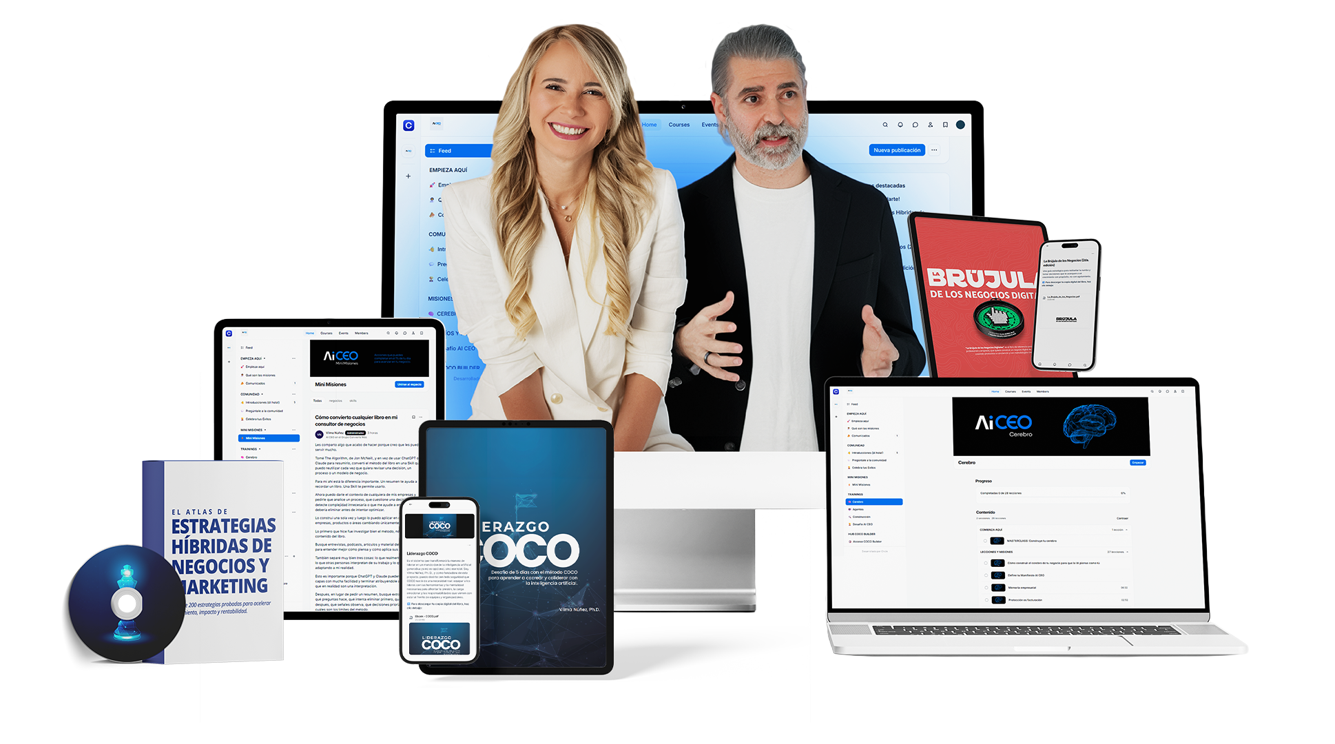 Mockup de la Membresía AI CEO