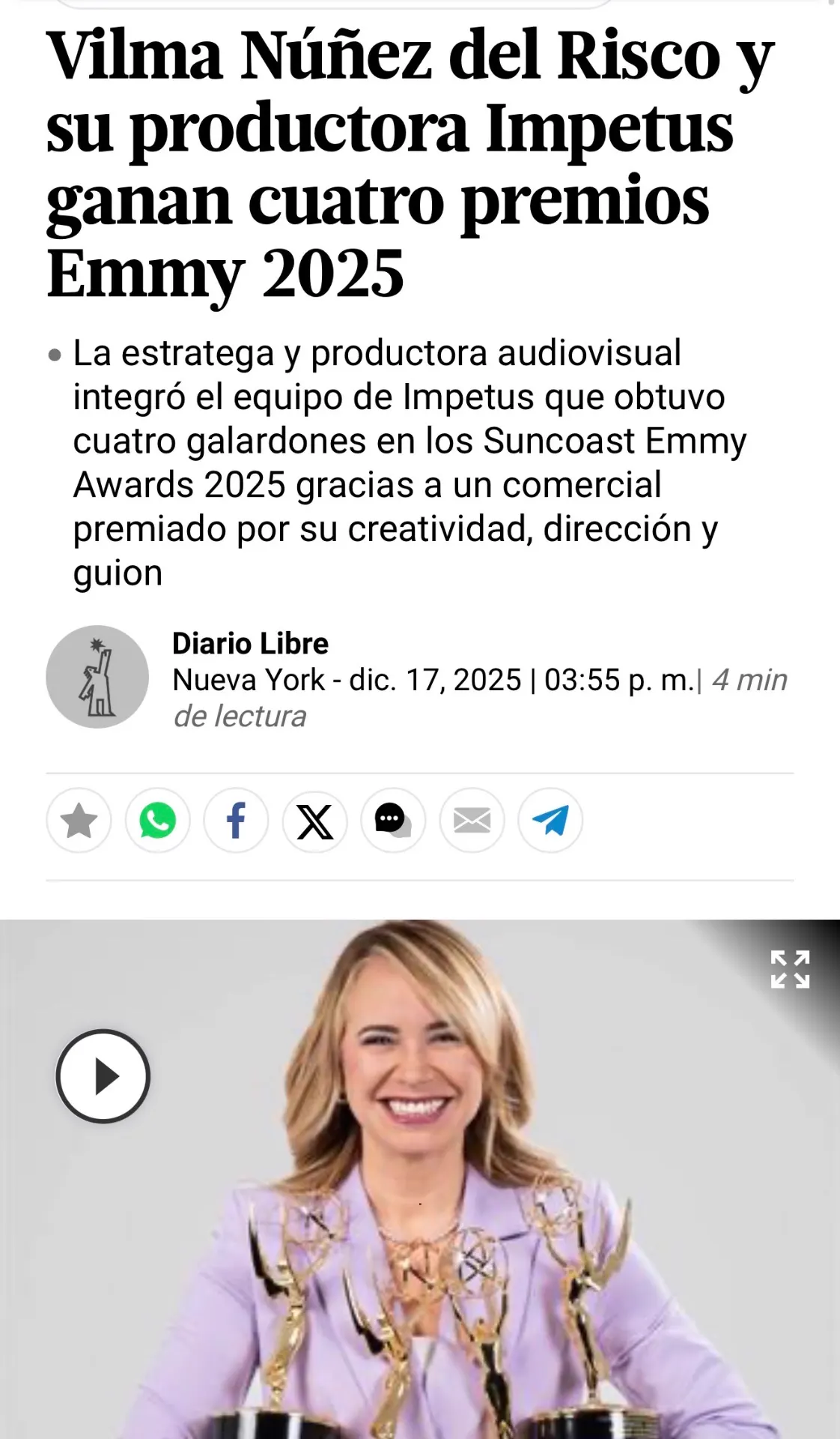 Diario Libre - Emmy 2025